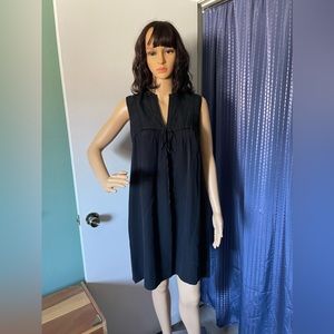 KA 7 100% Silk Mini Dress Black S